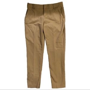 Women’s Ankle-Length Tan Dress Pants